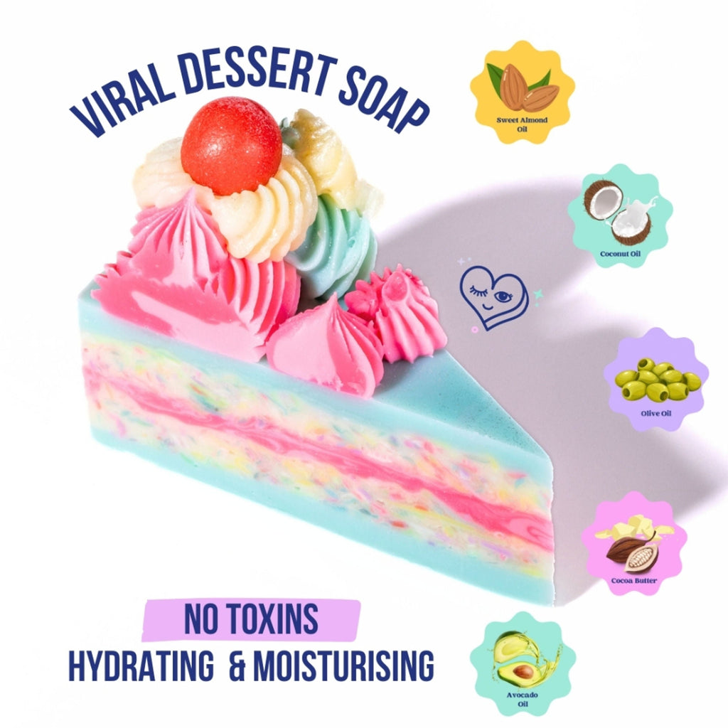 The Sass Bar Retro Confetti Cake Soap | Grocsy