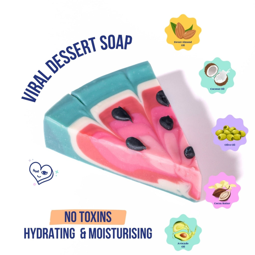 The Sass Bar Watermelon Cake Soap | Grocsy