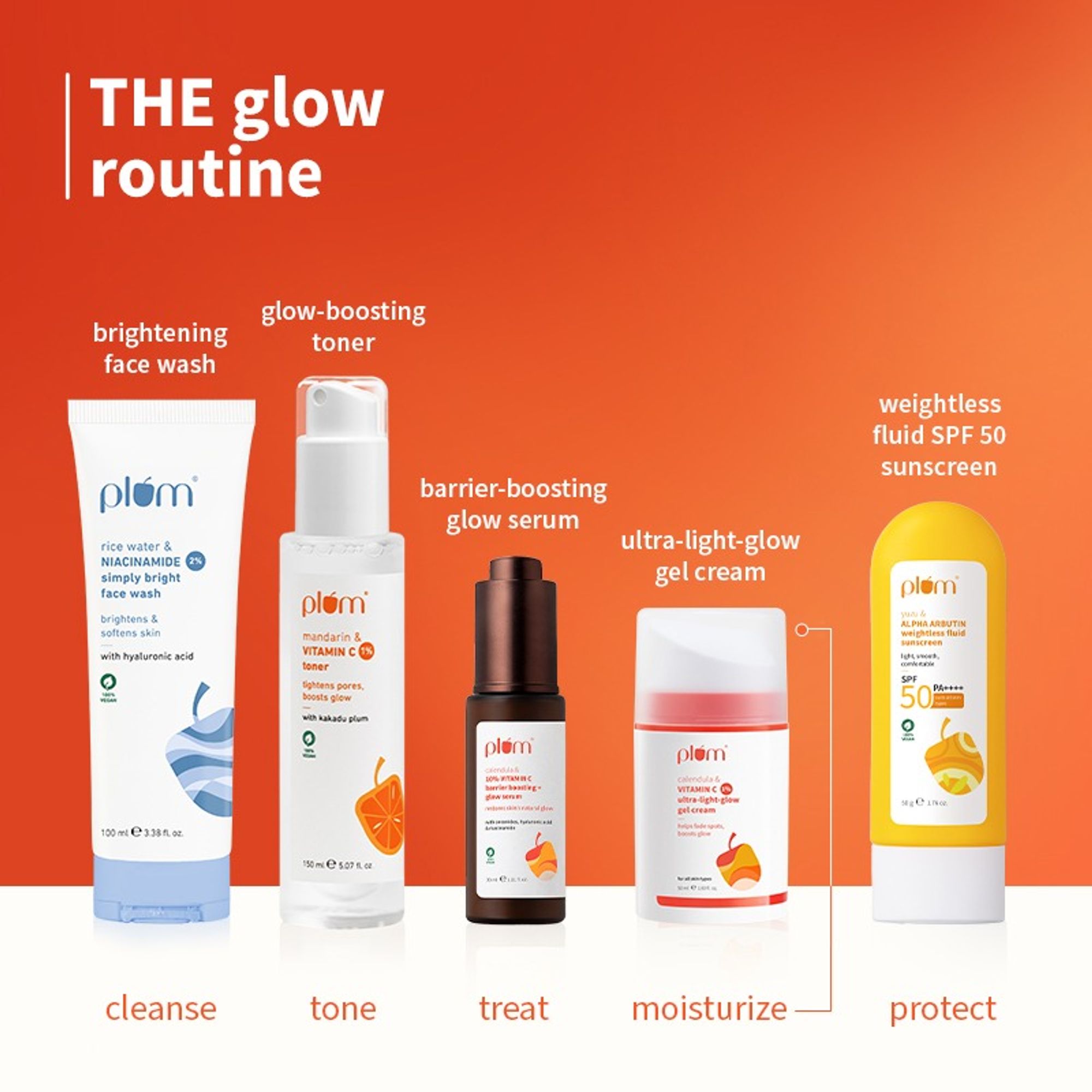 Plum 1% Vitamin C Ultra-Light-Glow Boosting Gel Cream | Grocsy