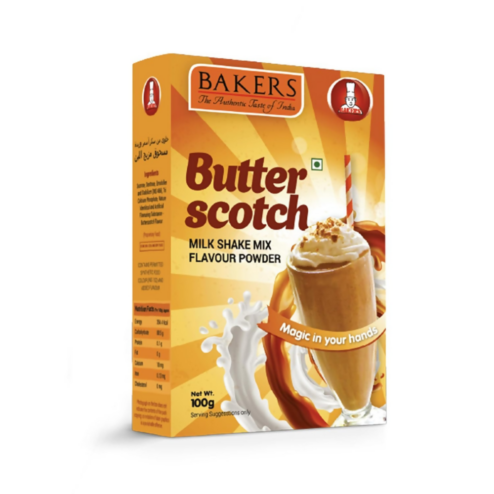 BAKERS Premium Milk Shake Mix - Blueberry, Badam, Butterscotch & Chocolate | Grocsy