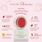 PureSense Strawberry Slush Lip Plumping Mask | Grocsy
