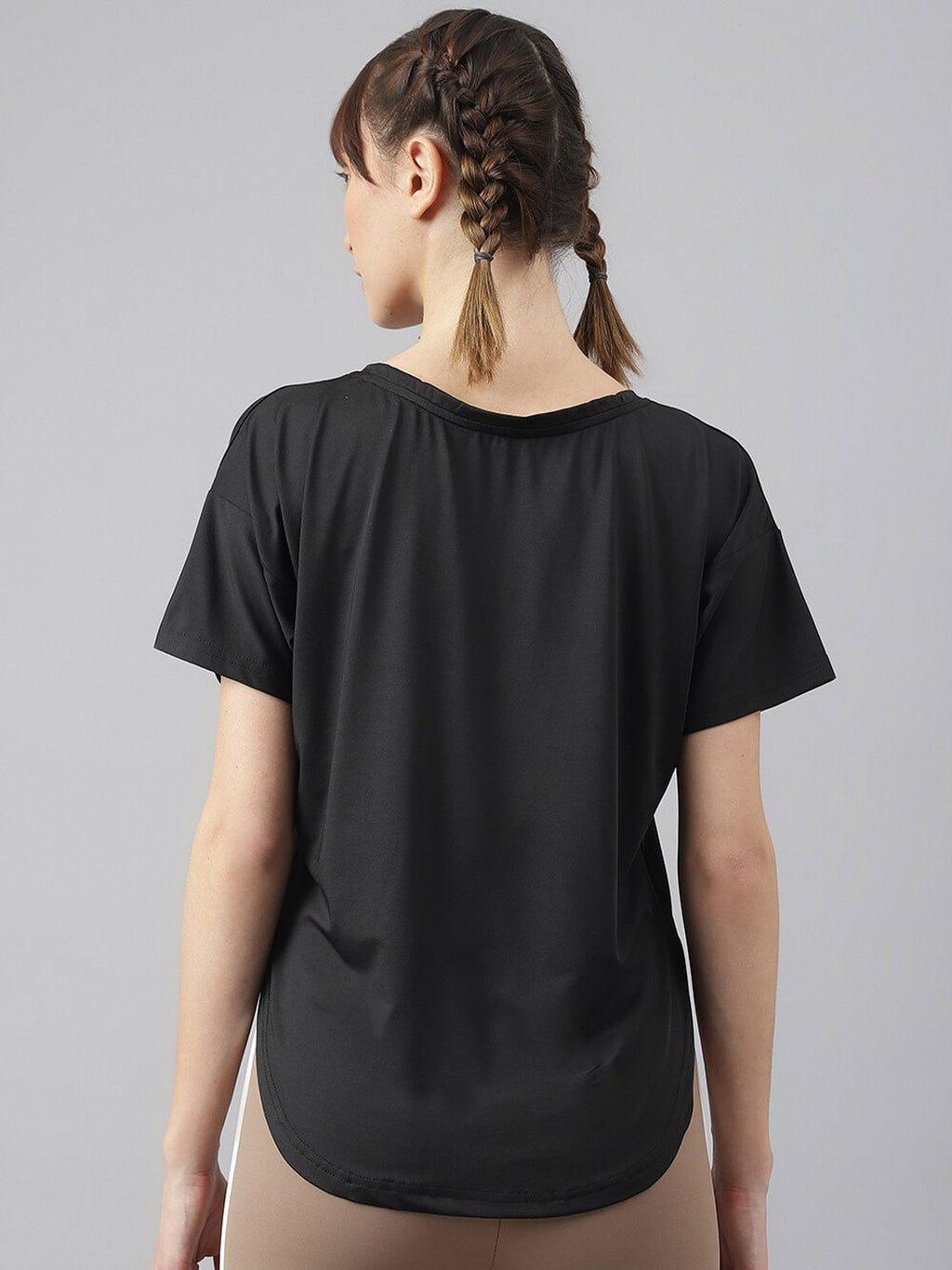 MKH Typography Printed Drop-Shoulder Sleeves Dri-FIT Sports T-shirt | Grocsy