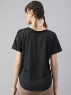 MKH Typography Printed Drop-Shoulder Sleeves Dri-FIT Sports T-shirt | Grocsy