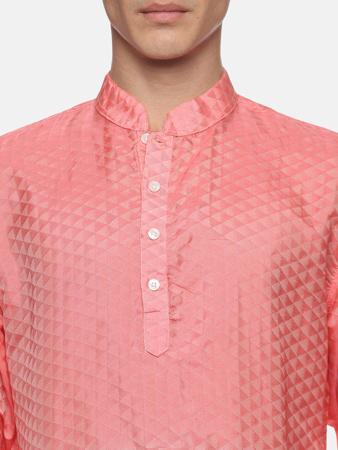 Sethukrishna Mens Red Striped Kurta with Dhoti Pants | Grocsy