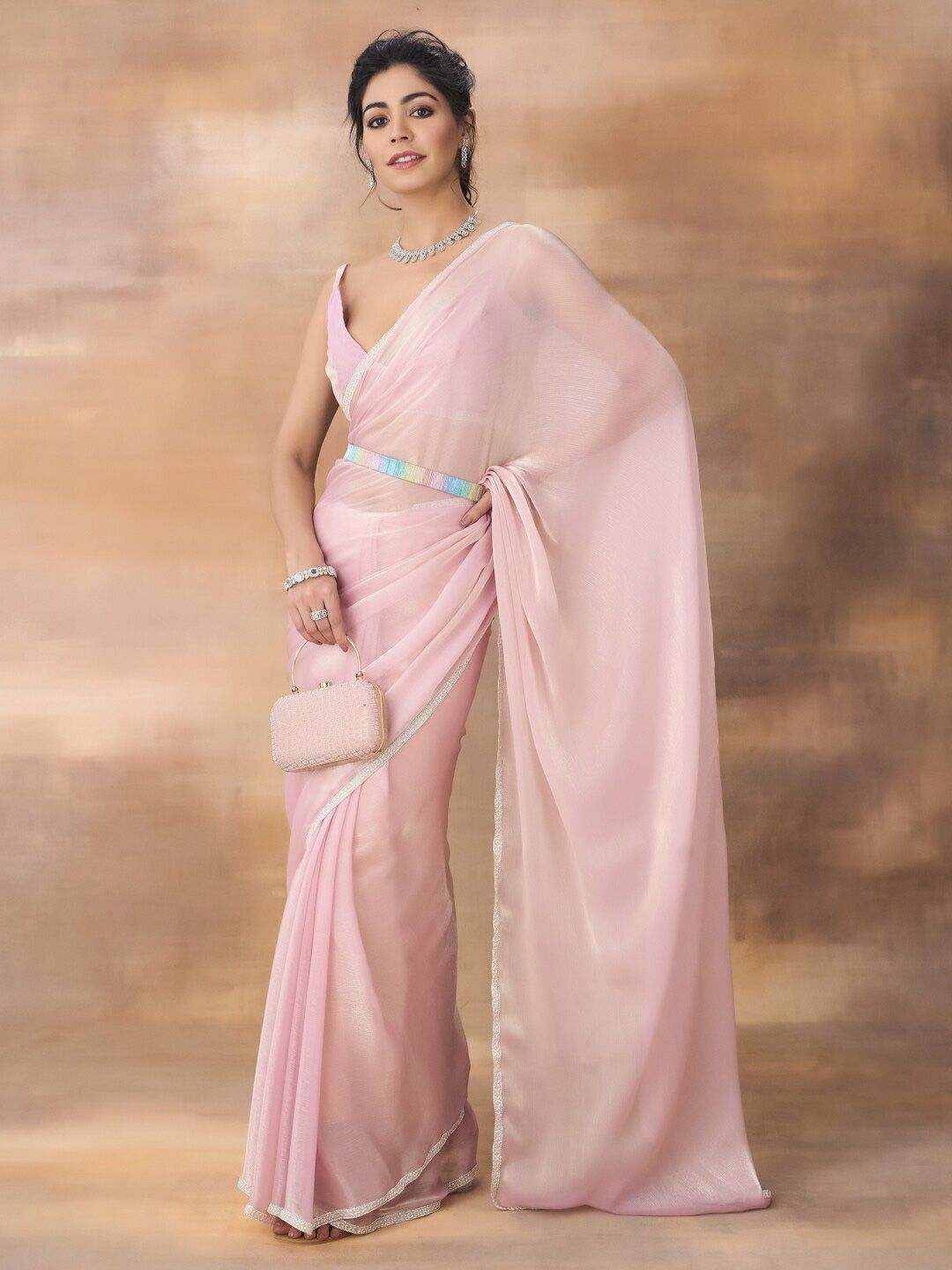 kasee Embellished Beads and Stones Saree | Grocsy