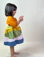 ArthLife Multi-Color Block Dress | Grocsy