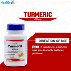 Healthvit Turmeric Capsules | Grocsy