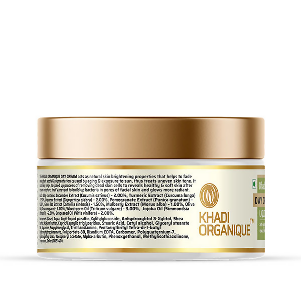 Khadi Organique Day Cream with Liquorice & Green Tea | Grocsy