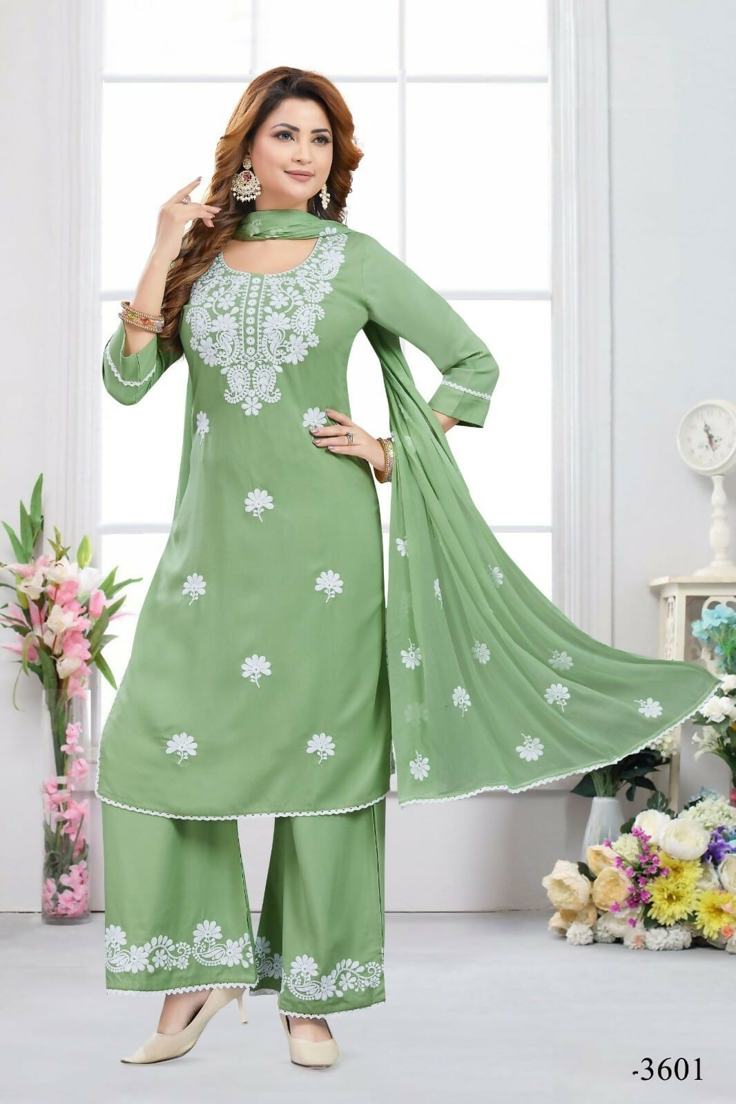 Joban Fashion Rayon Pista Color Kurta Set | Grocsy
