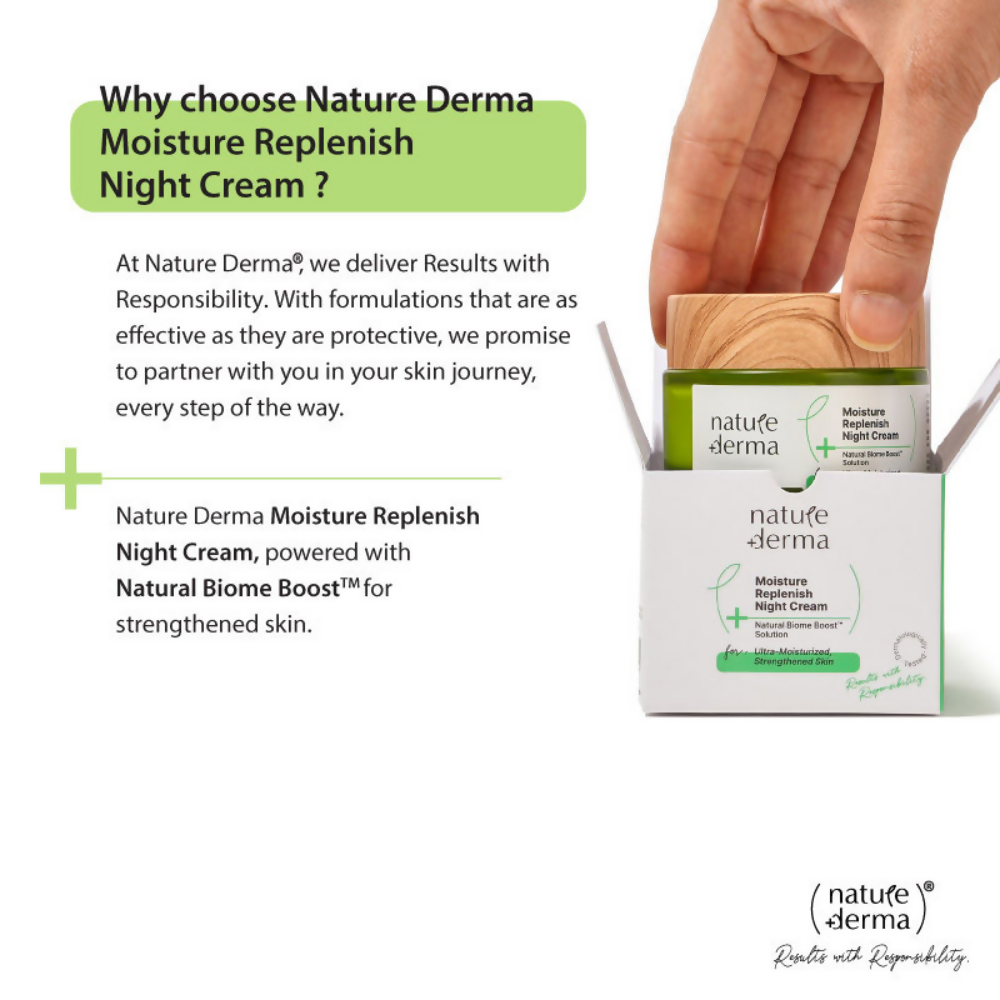 Nature Derma Moisture Replenish Night Cream | Grocsy