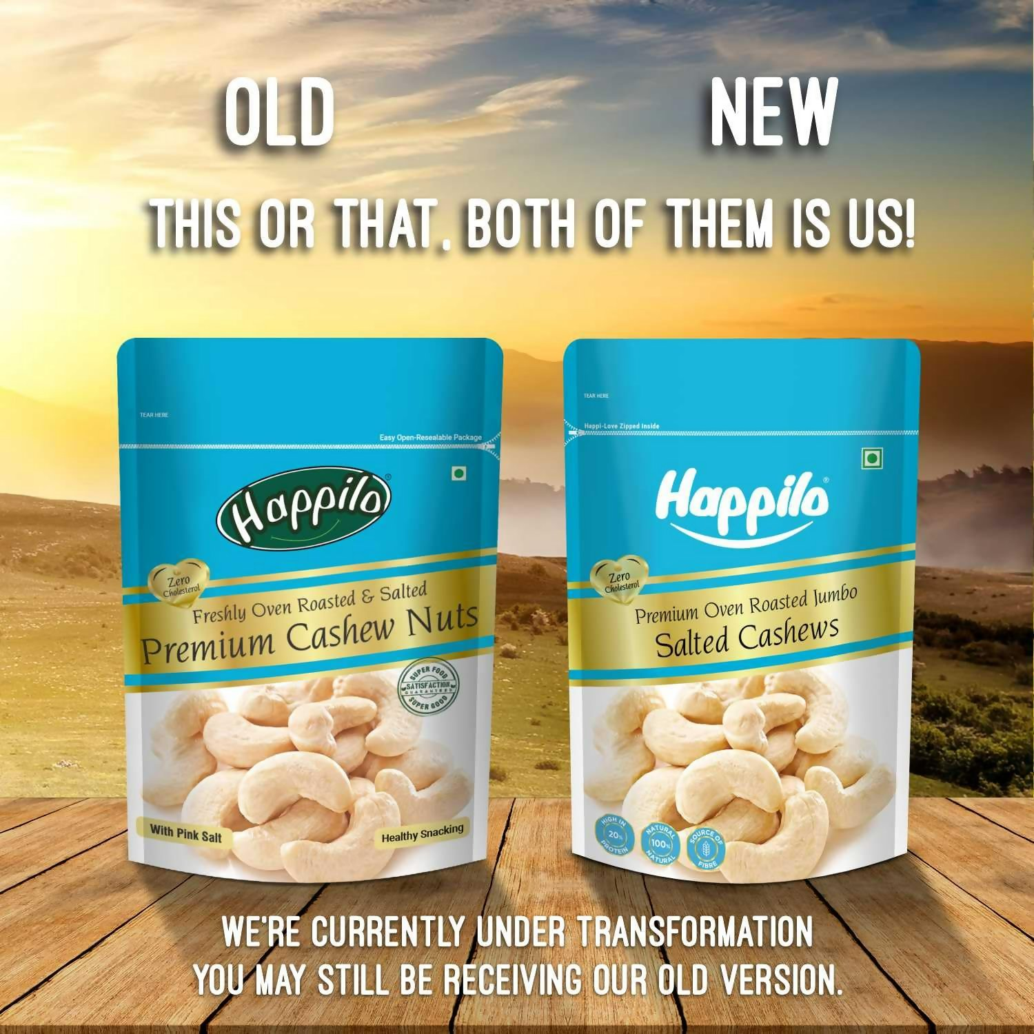 Happilo Premium Roasted and Salted Cashews/Kaju | Grocsy
