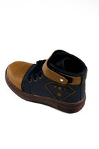 Tiny Bugs Boys Party Wear Mid Top Boots - Navy | Grocsy