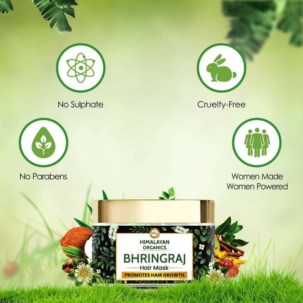 Himalayan Organics Bhringraj Hair Mask | Grocsy