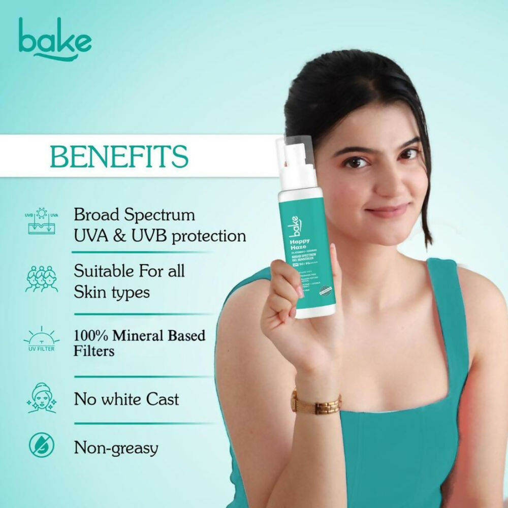 Bake Happy Haze 100% Mineral Sunscreen SPF 50 PA++++ | Grocsy