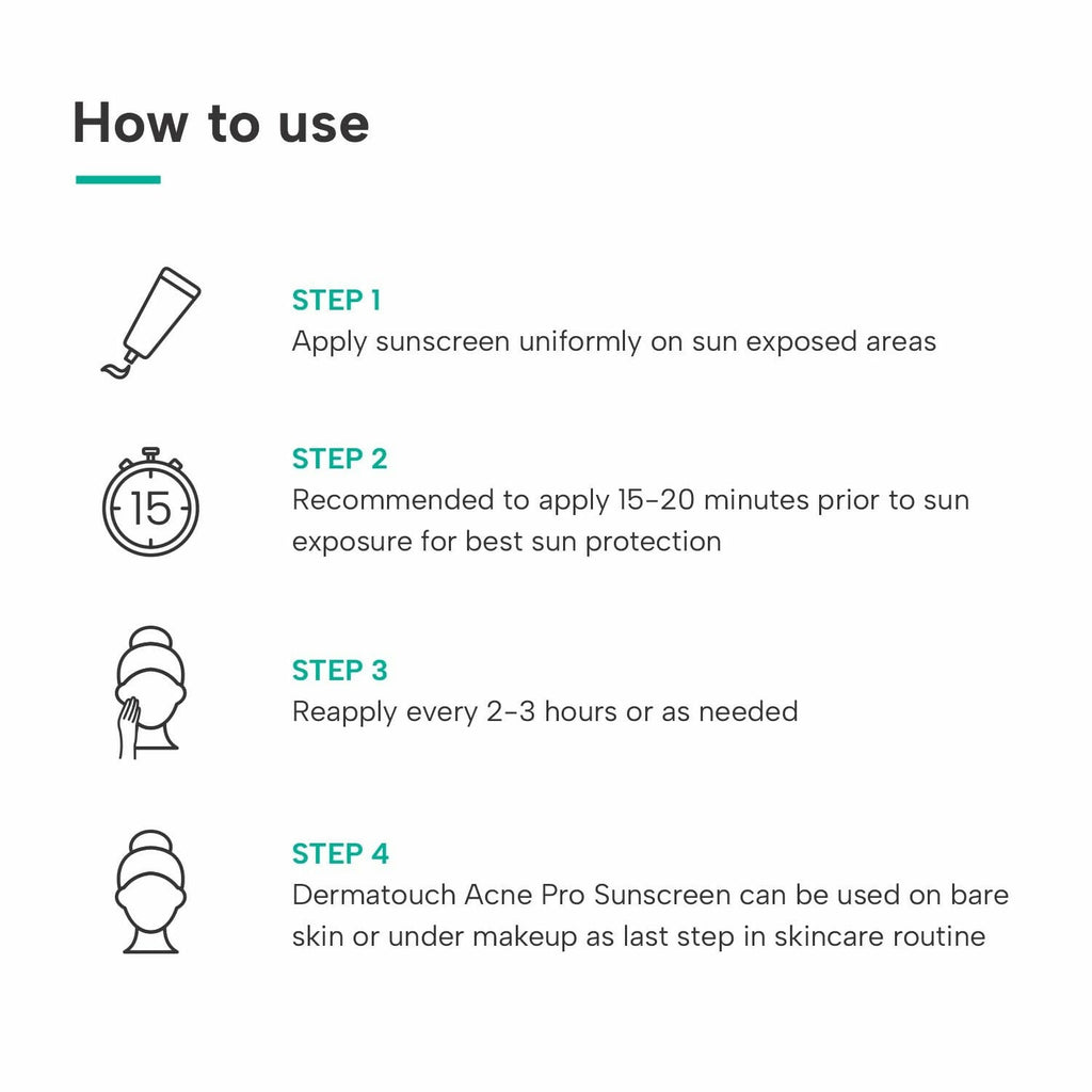 Dermatouch Acne Pro SPF 50 PA+++ Sunscreen | Grocsy