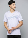 Alcis Men Typography Printed Anti Static Sports T-shirt | Grocsy