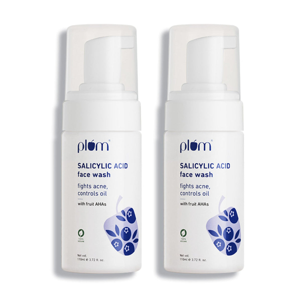 Plum 1% Encapsulated Salicylic Acid Foaming Face Wash | Grocsy