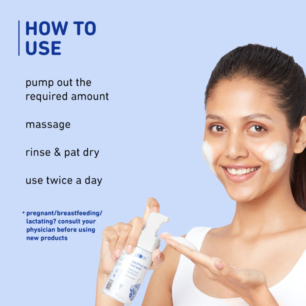 Plum 1% Encapsulated Salicylic Acid Foaming Face Wash | Grocsy