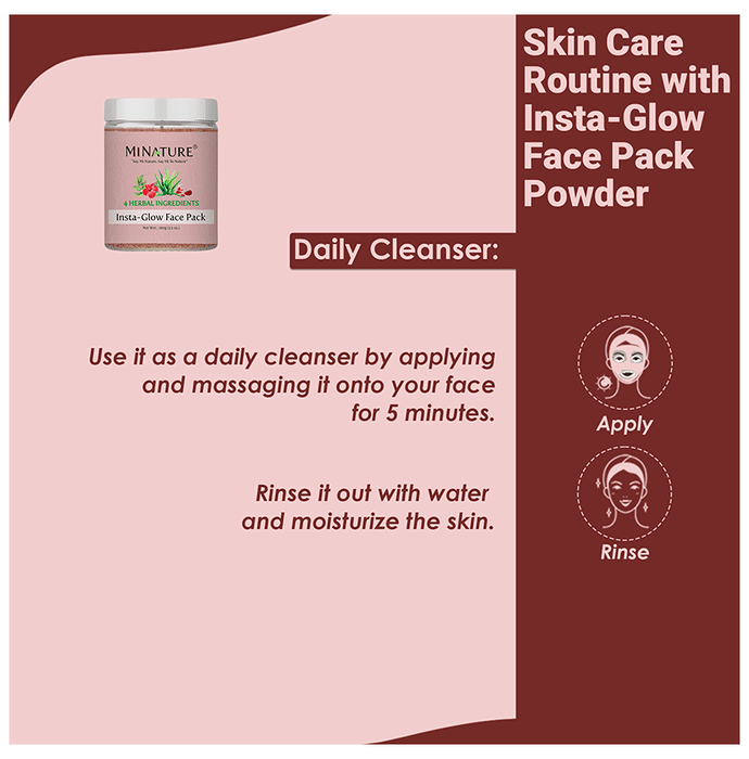Minature Insta-Glow Face Pack | Grocsy