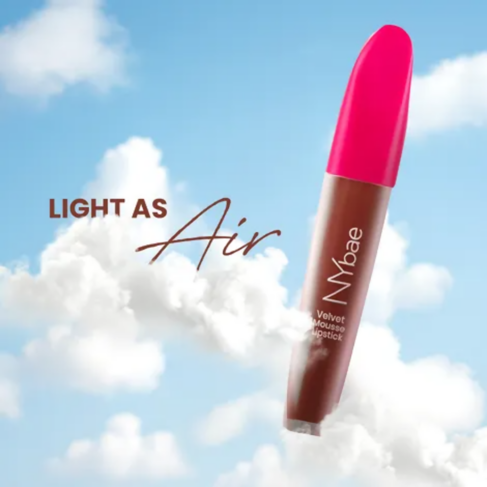 NY Bae Velvet Mousse Liquid Lipstick - Spicy Rust 06 | Grocsy