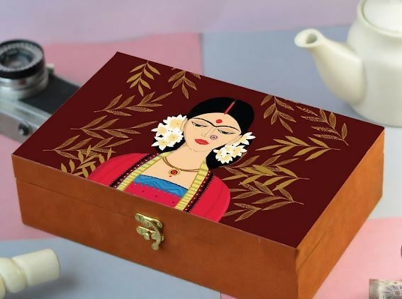 Collectibles India Wood Gift Box | Grocsy