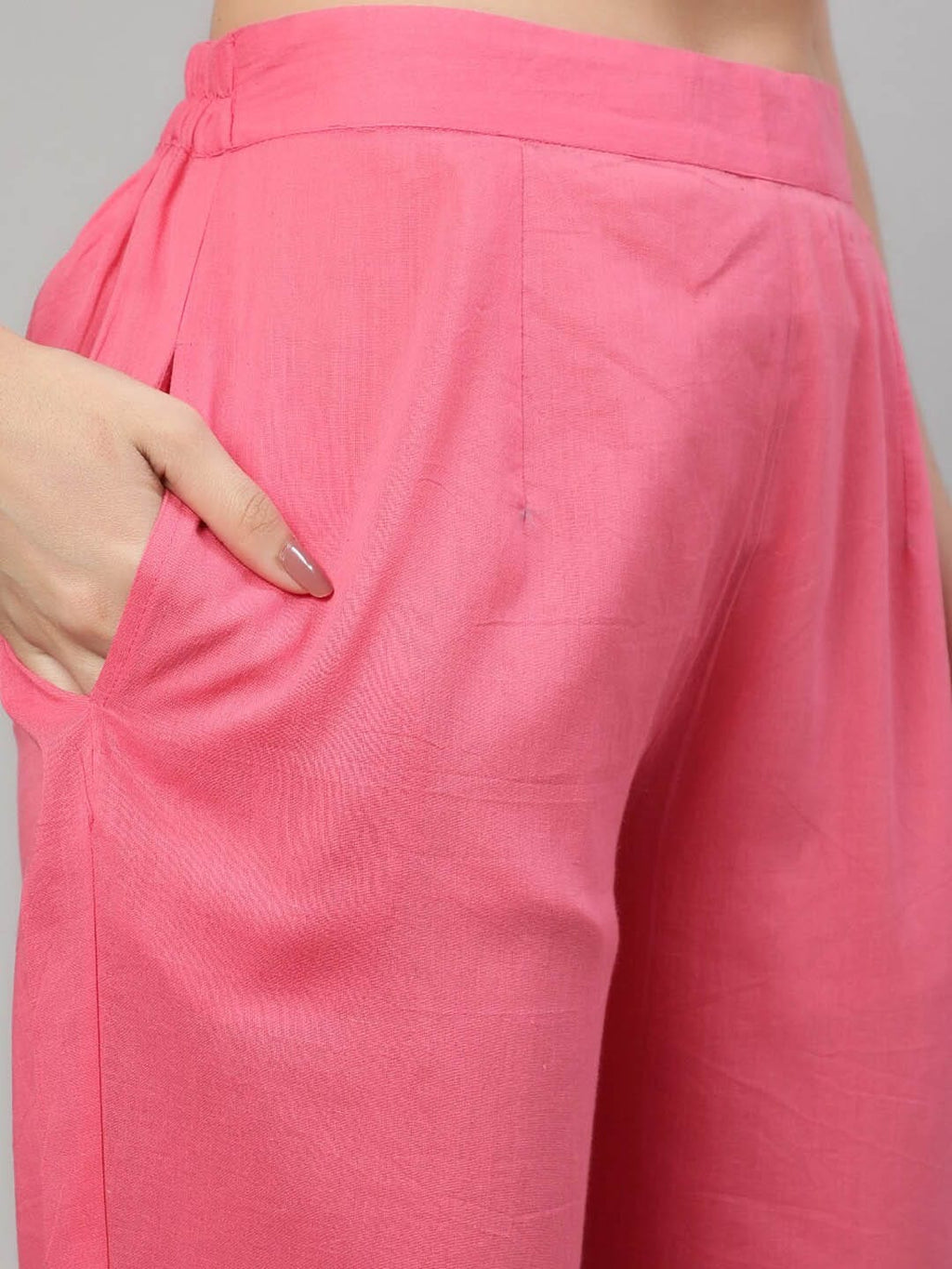 Aks Floral Printed Regular Pure Cotton Kurta With Trousers | Grocsy