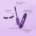 Matt Look Bomb Lashes Volumizing Mascara - Black | Grocsy
