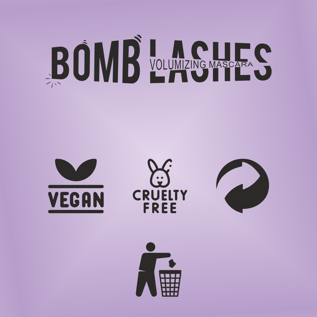 Matt Look Bomb Lashes Volumizing Mascara - Black | Grocsy