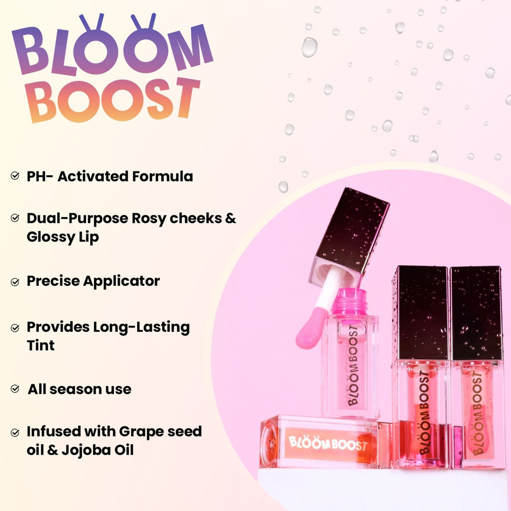 Matt Look Bloom Boost Magic Lip & Cheek Oil - Pink Delight | Grocsy