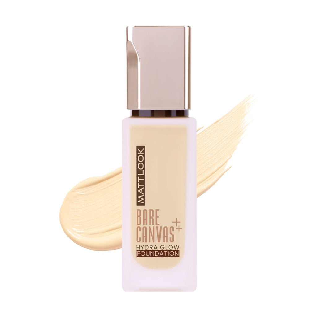 Matt Look Bare Canvas Hydra Foundation - Nude Glow | Grocsy