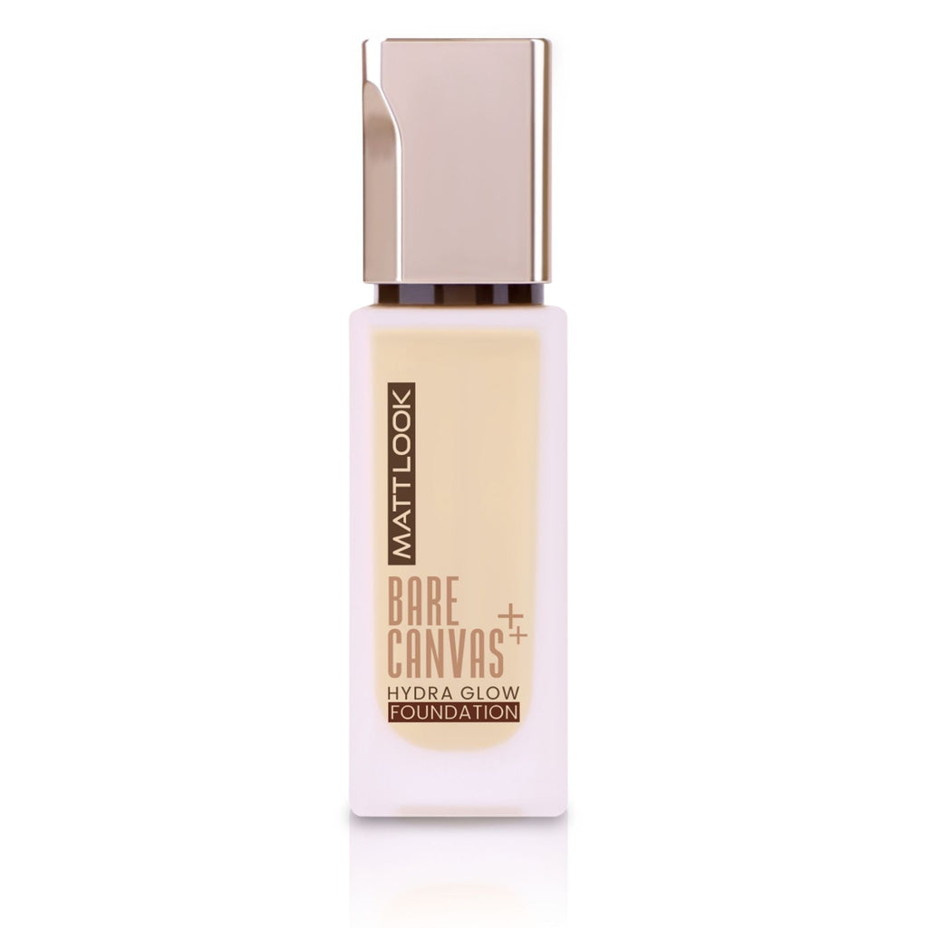 Matt Look Bare Canvas Hydra Foundation - Nude Glow | Grocsy
