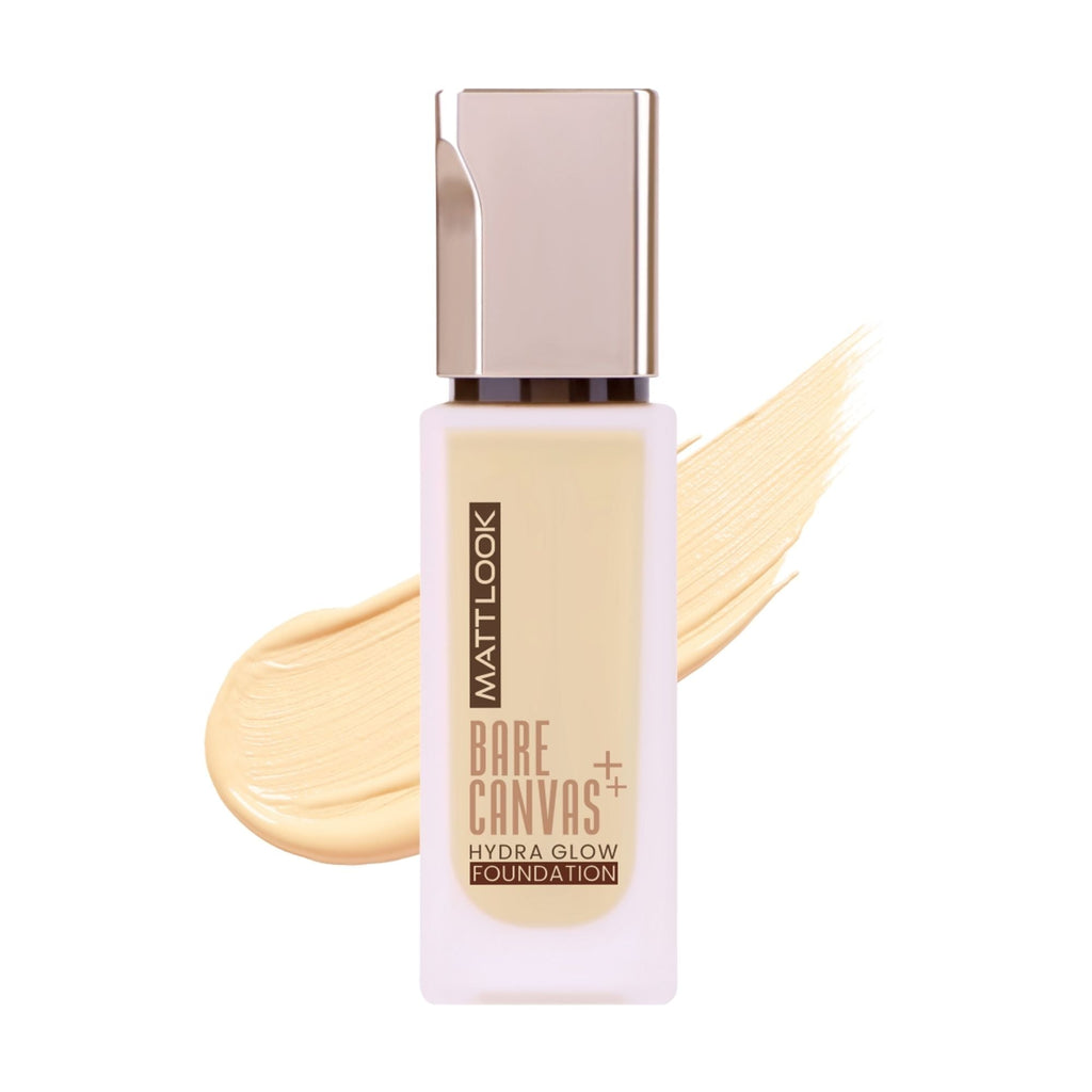 Matt Look Bare Canvas Hydra Foundation - Natural Glow | Grocsy