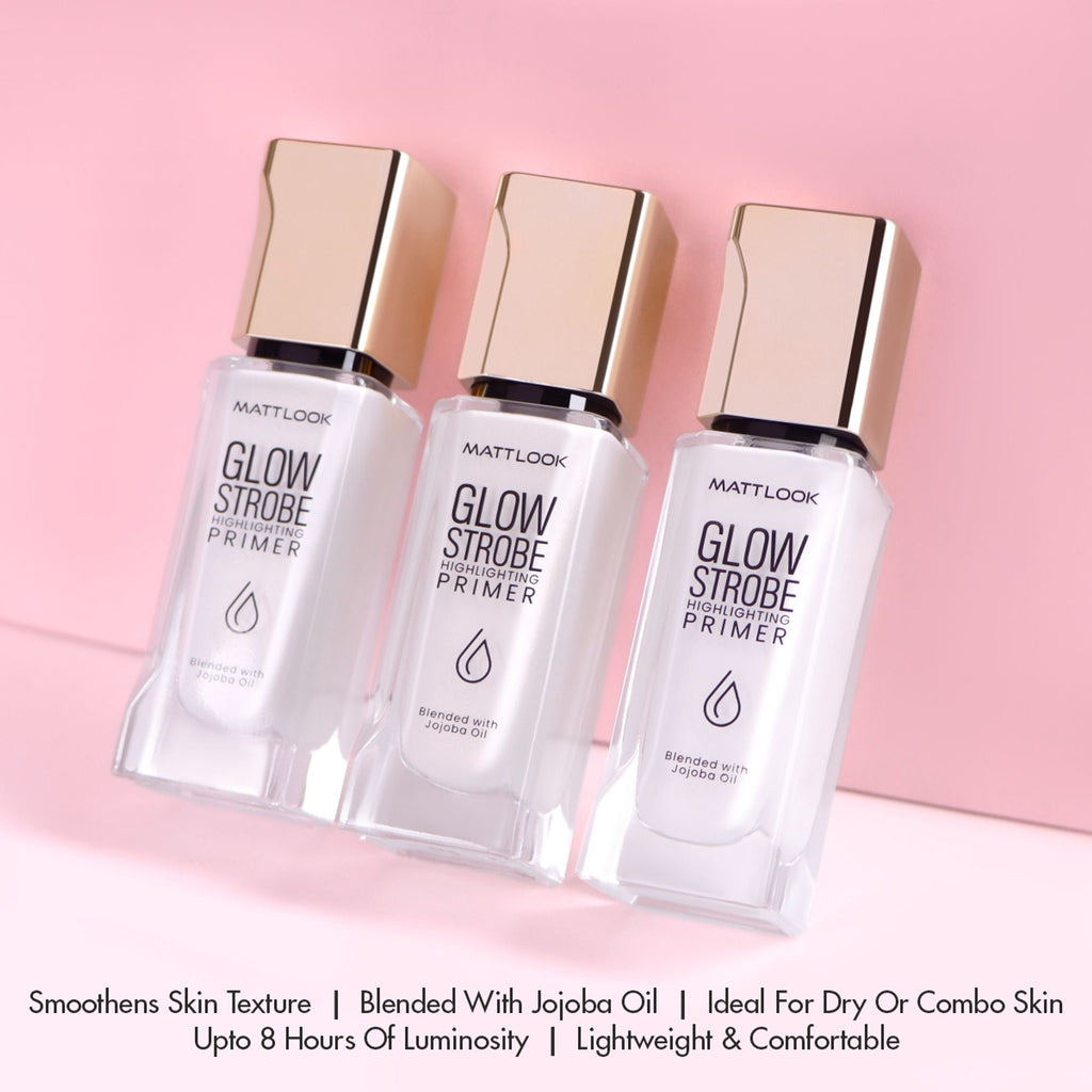 Matt Look Glow Strobe Highlighting Primer - Gold Glow | Grocsy