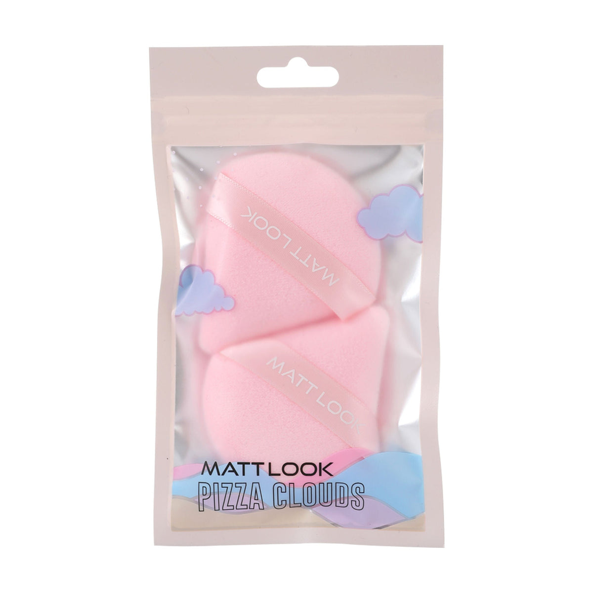 Matt Look Pizza Clouds Powder Pink Puff - Pack Of 2 | Grocsy