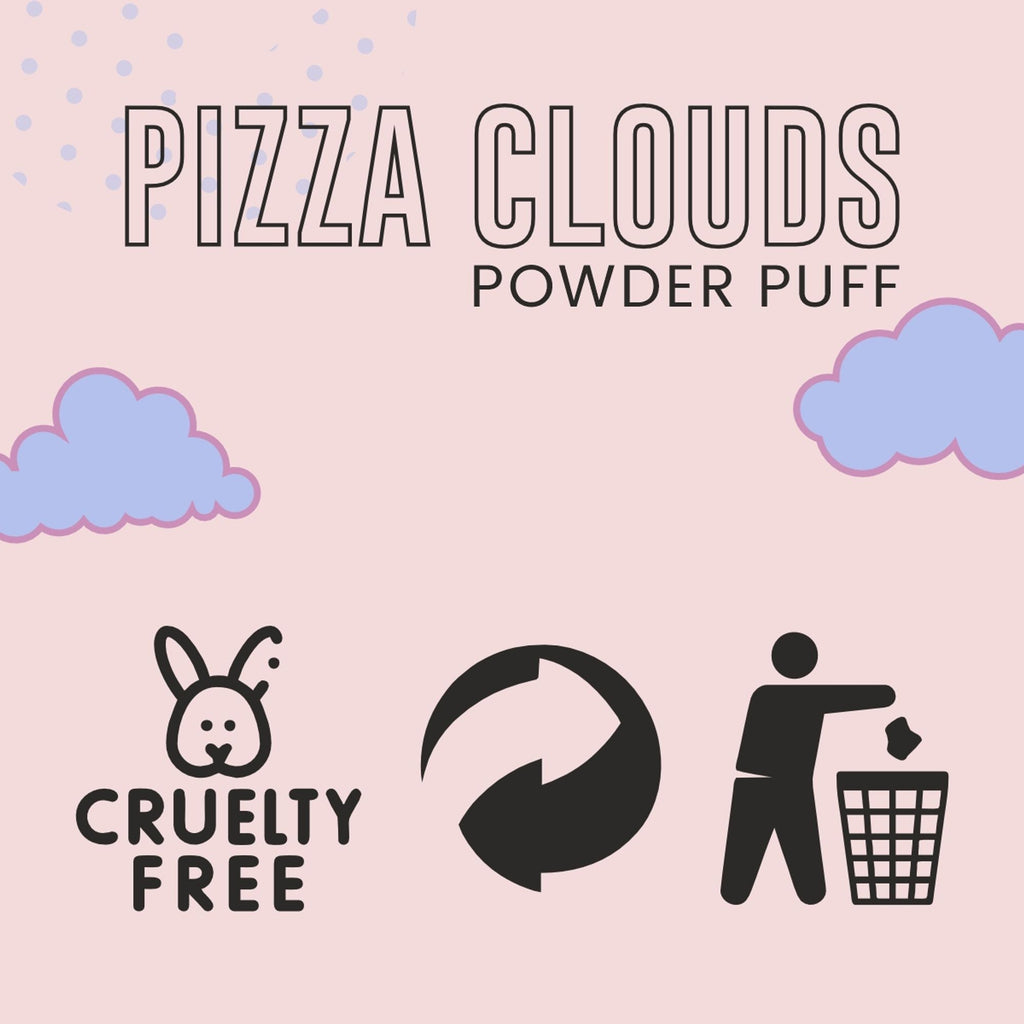 Matt Look Pizza Clouds Powder Pink Puff - Pack Of 2 | Grocsy