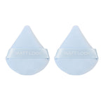 Matt Look Pizza Clouds Powder Blue Puff - Pack Of 2 | Grocsy