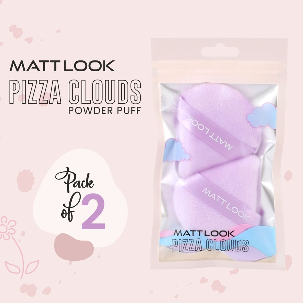 Matt Look Pizza Clouds Powder Mauve Puff - Pack Of 2 | Grocsy