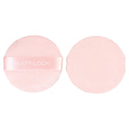 Matt Look Round Pillows Powder Pink Puff - Pack Of 2 | Grocsy
