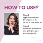 Matt Look Desi Diva HD Matte Lipstick - Molten Red-05 | Grocsy