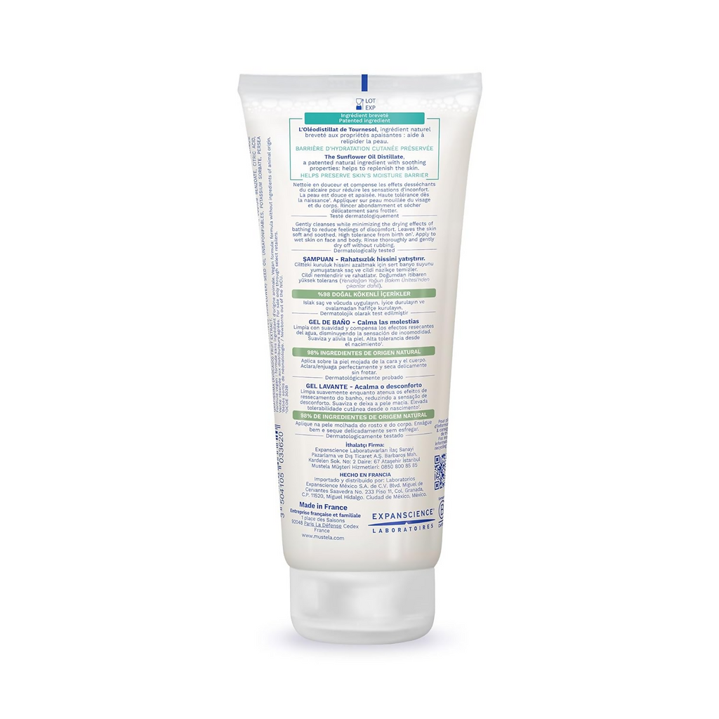 Mustela Stelatopia Cleansing Gel With Sunflower Oil | Grocsy