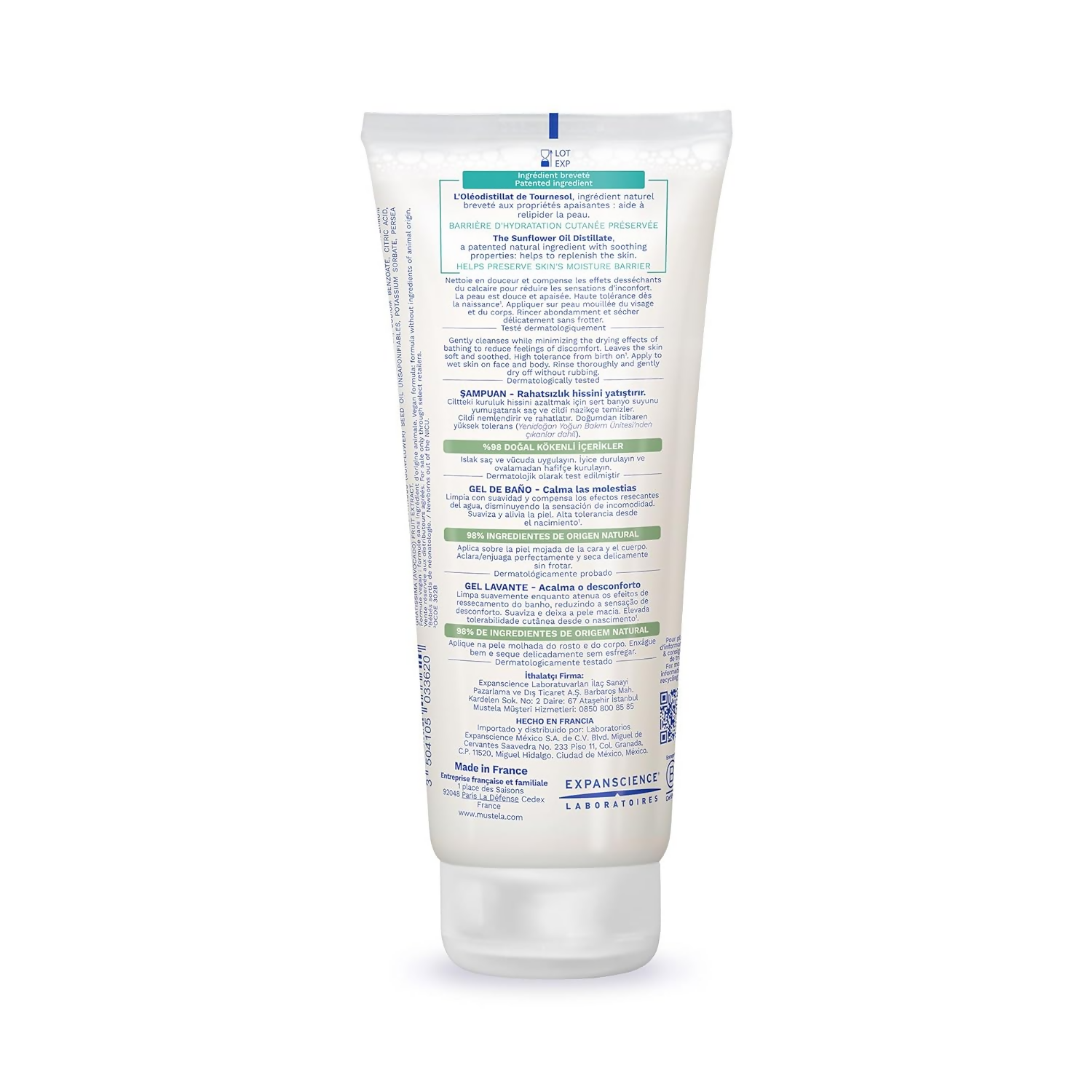 Mustela Stelatopia Cleansing Gel With Sunflower Oil | Grocsy