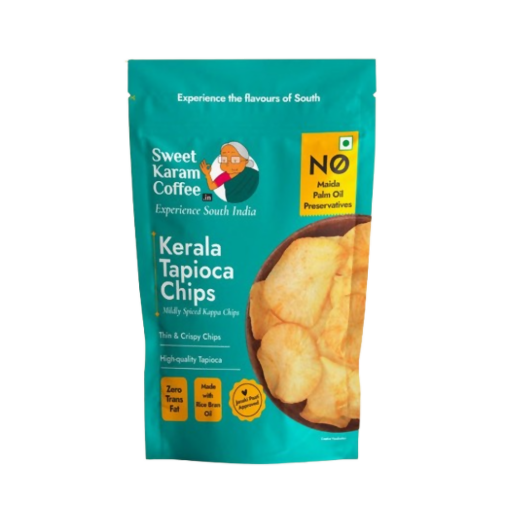Sweet Karam Coffee Kerala Tapioca (Kappa) Chips | Grocsy