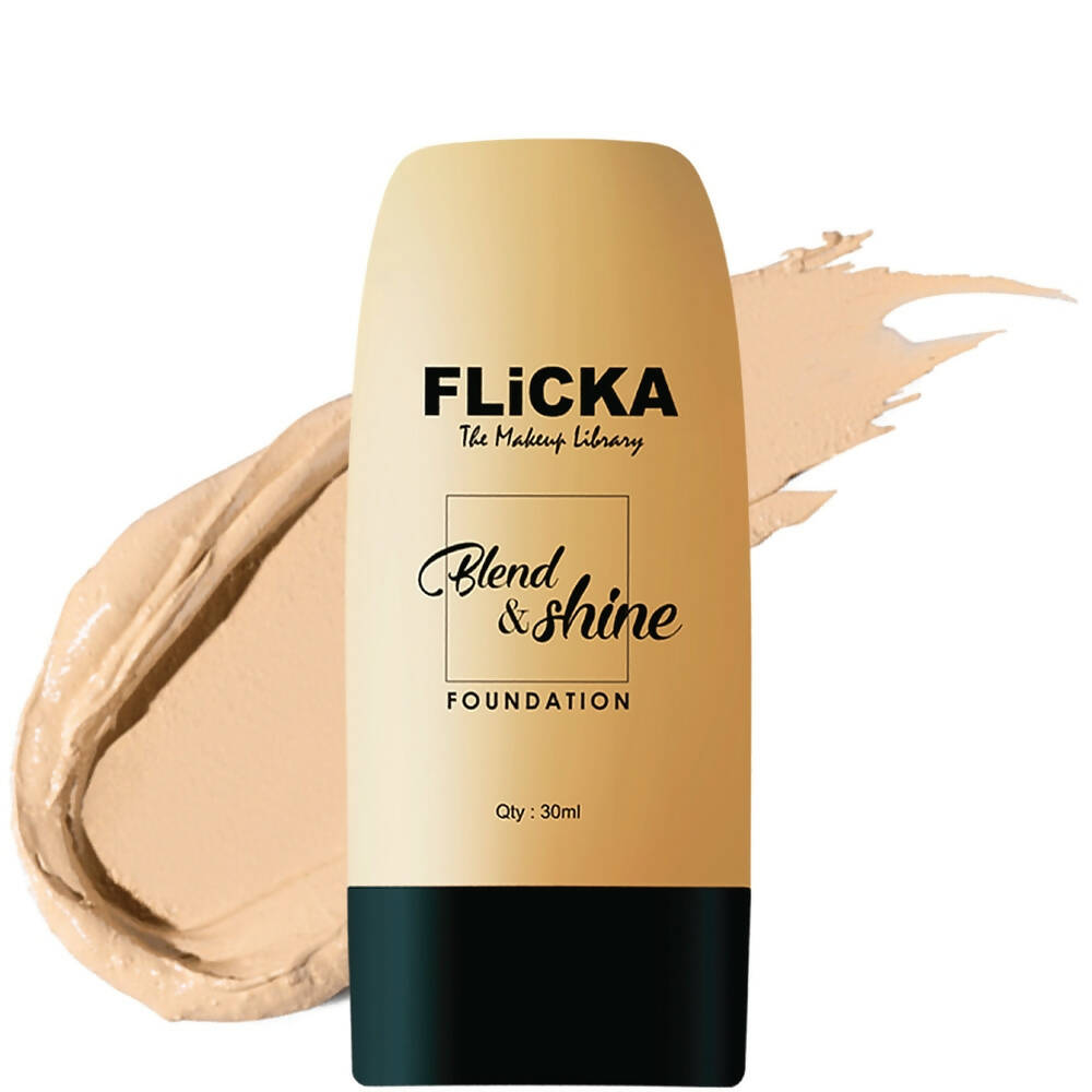 Flicka Blend & Shine Foundation - Caramel | Grocsy