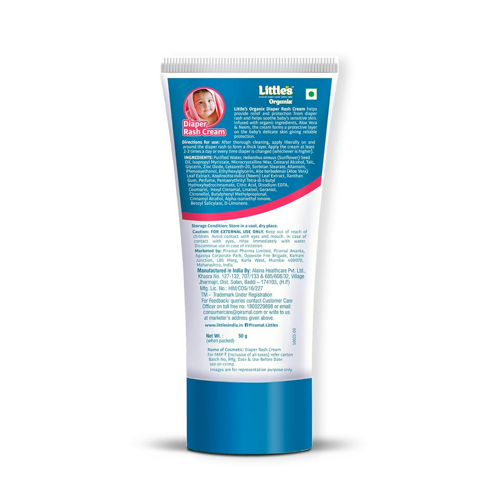Little's Organix Diaper Rash Cream | Grocsy