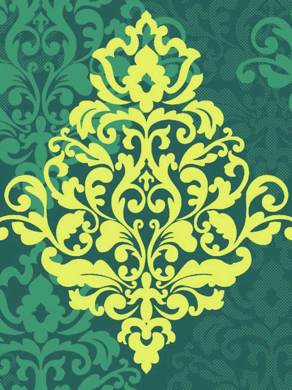 My Room Green & Yellow Ethnic Motifs 140 TC Super King Bedsheet with 2 Pillow Covers | Grocsy