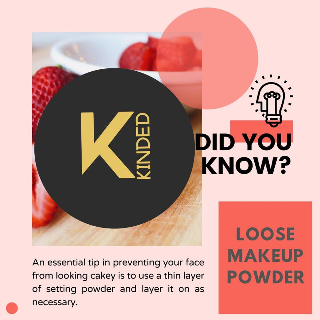 KINDED Setting Loose Powder with Puff - Violet Purple | Grocsy
