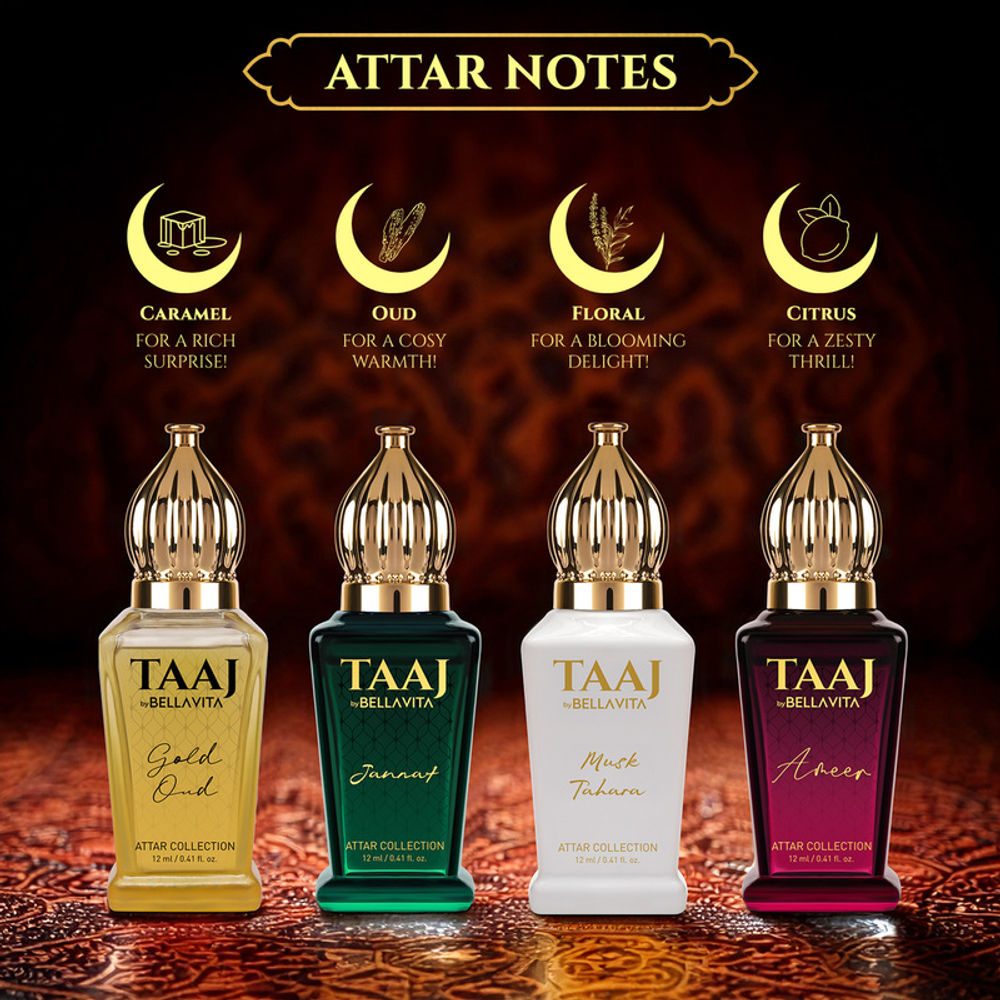 Bella Vita Organic Taaj Attar Unisex Gift Set | Grocsy
