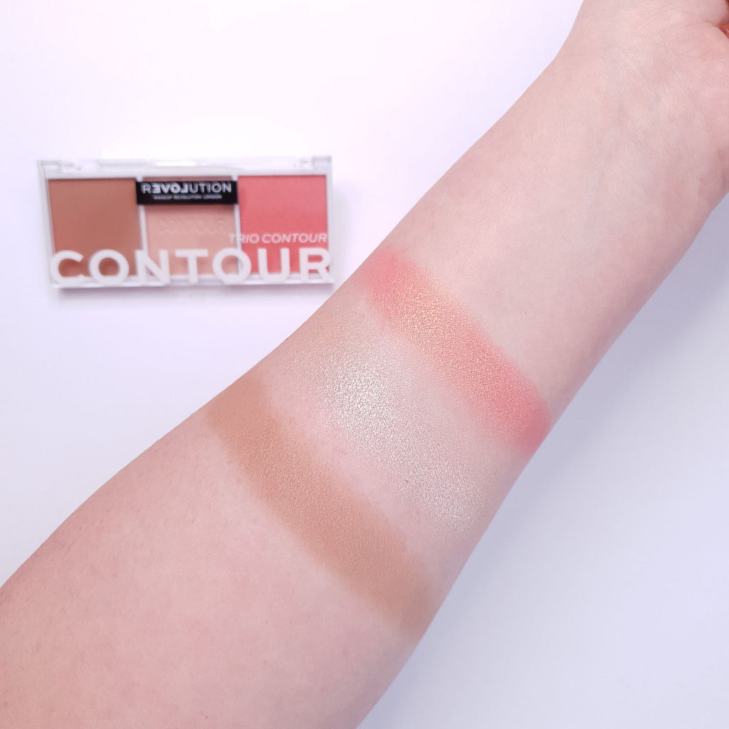 Relove Colour Play Contour Trio Palette Baked Sugar - Sugar | Grocsy