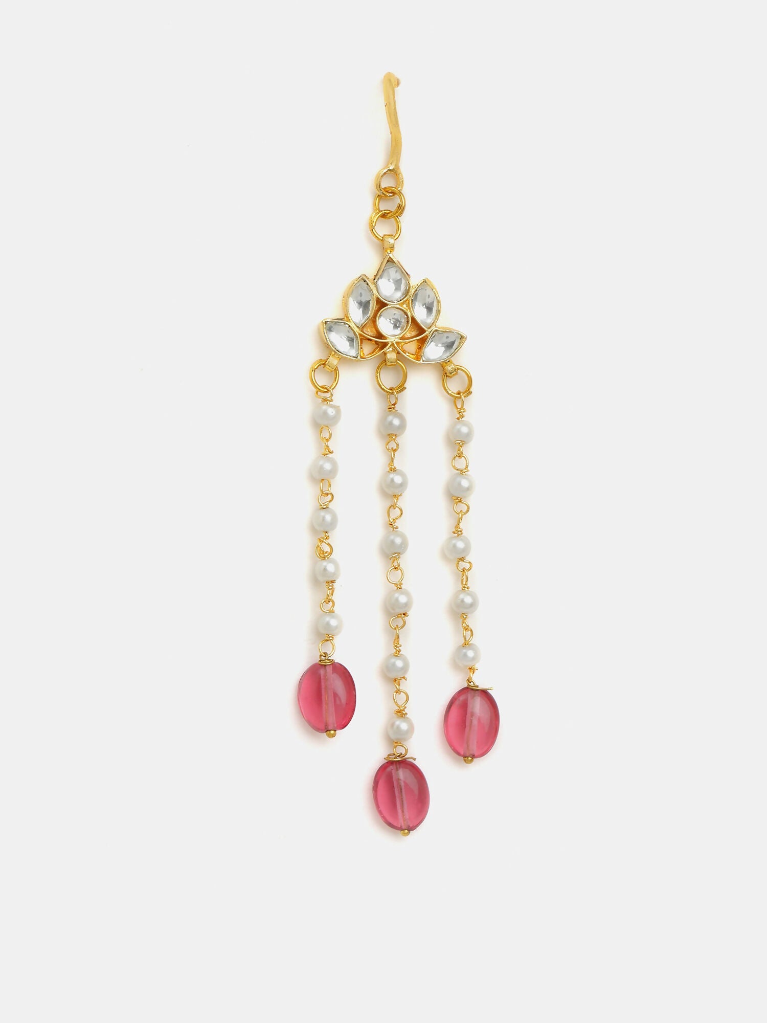 Ruby Raang Floral Pearl Hair Jewelry | Grocsy