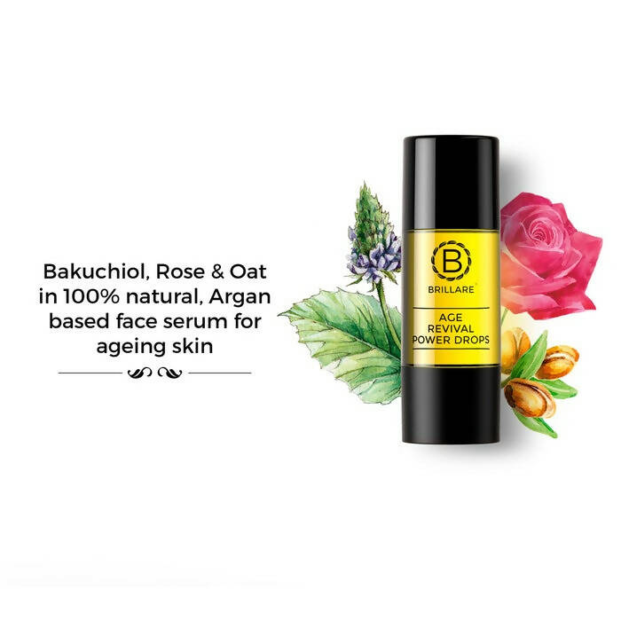 Brillare Age Revival Power Drops Natural Face Serum | Grocsy